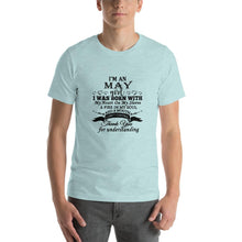 Load image into Gallery viewer, I'm an May girl - i was born with my heart Unisex T-Shirt